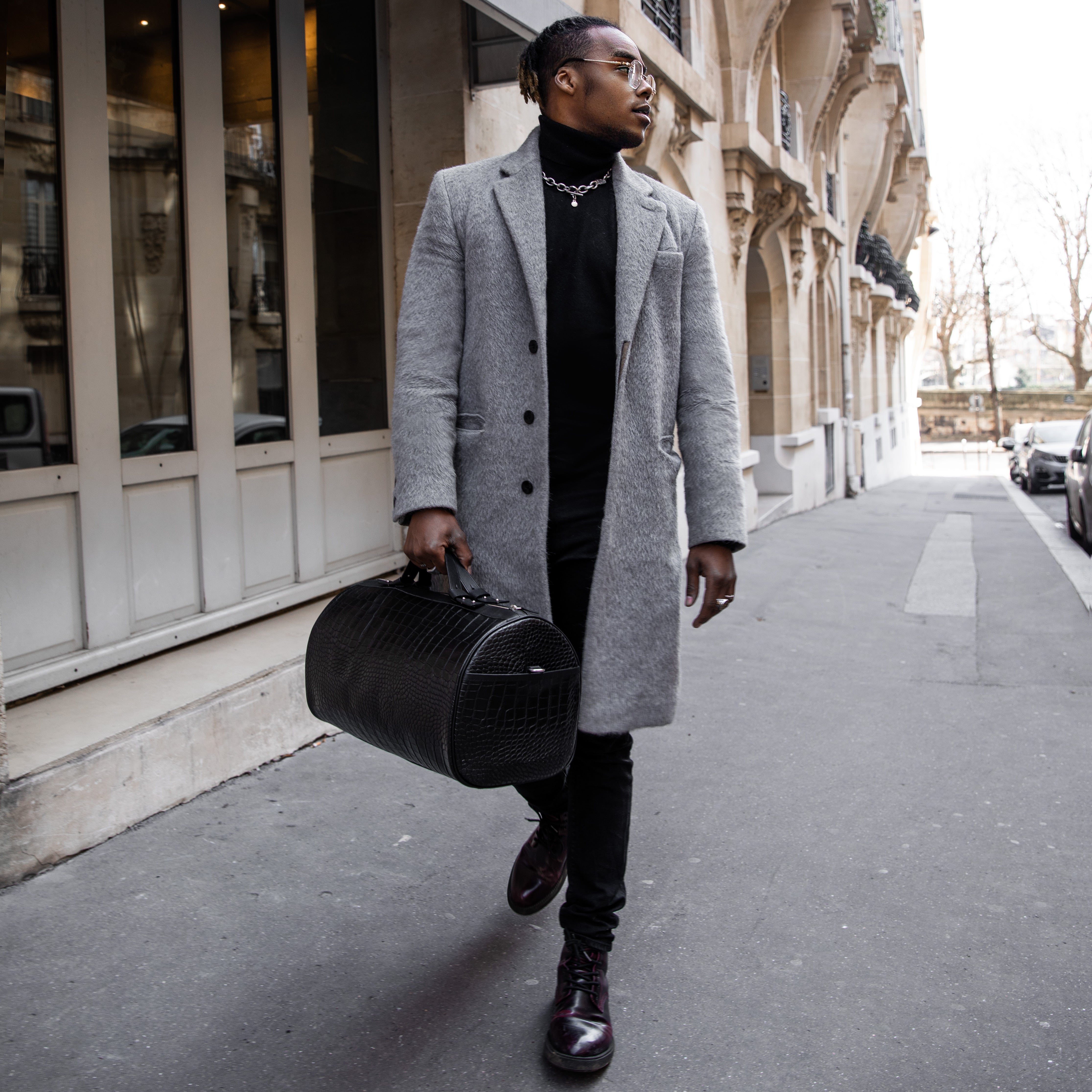 Sac Bandoulière 45 - Cuir croco