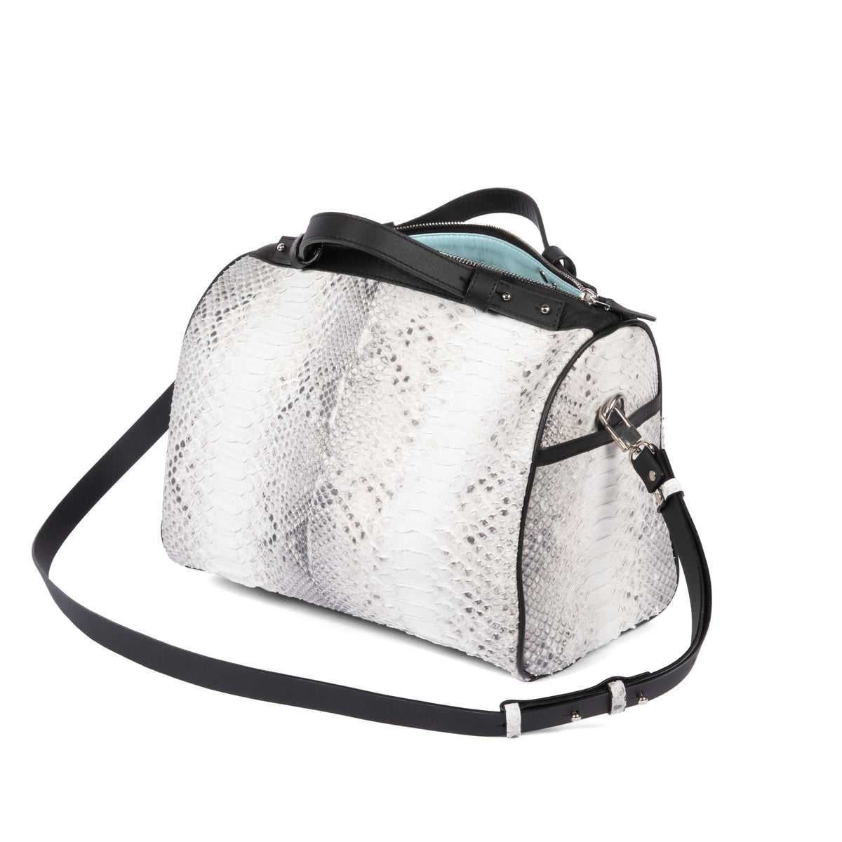 Sac à main 30 en cuir de python naturel, vue 2