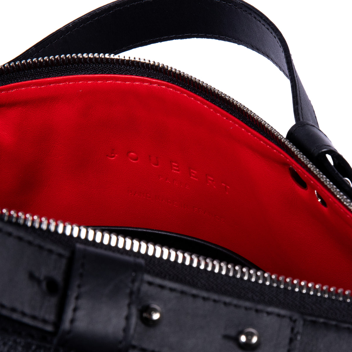 Sac Bandoulière 45 en cuir pleine fleur noir, vue 4