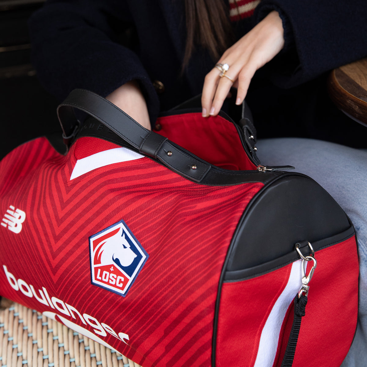Sac 45 Métamorphose maillot LOSC, vue 3